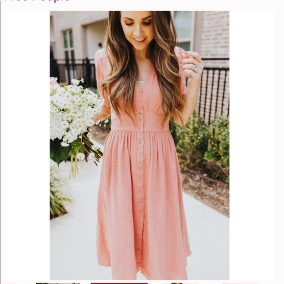 NWT Free People Love Of My Life Midi Dress - Picture 5 of 14